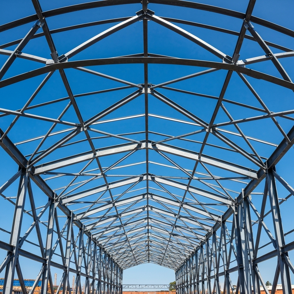 Structural Truss Work for roof and facade framing